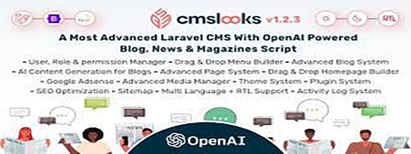 CMSLooks--Laravel-CMS-With-OpenAI-Powered-Blog-News-&-Magazines-Script.png