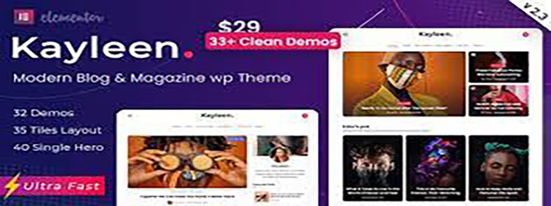 Kayleen  Blog & Magazine WordPress Theme.jpg