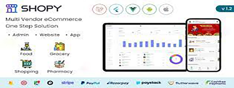 Shopy - Multivendor eCommerce, Food, Grocery, Pharmacy Delivery Flutter App + Admin & Website.jpg