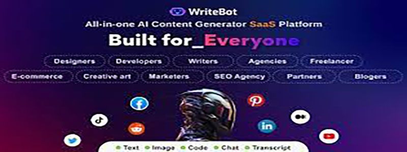 WriteBot - AI Content Generator SaaS Platform .jpg