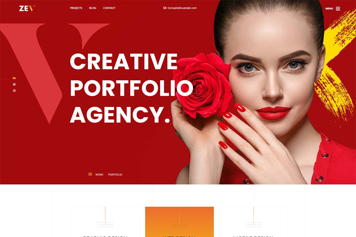 Zev - Creative Personal Portfolio WordPress Theme - Gambiato.jpeg