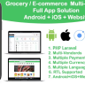 grocery / delivery services / ecommerce multi vendors(Android + iOS + Website) ionic 6 / Laravel