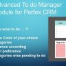 Advanced To do Manager Module for Perfex CRM
