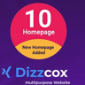 Dizzcox - Multipurpose Website & Business Management System CMS