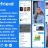 Myfriend - Friend Chat Post Tiktok Follow Radio Group ecommerce Zoom Live clone social network app