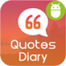 Android Quotes Diary (Image, Text Quotes, Quote Maker, Upload)