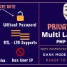 Privy - Private Note Multi Language PHP Script