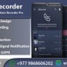 QRecorder - Call and Voice Pro | Beautiful UI, Ads Slider, Admob, Push Notification