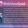 WebViewGold for Android – WebView URL/HTML to Android app + Push, URL Handling, APIs & much more!