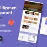 Multi-Branch Restaurant - Laravel Website with Admin Panel