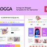 BLOGGA - Instagram Blogger Elementor Template Kit