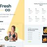 Freshco - Healthy Food & Nutrition Service Elementor Template Kit