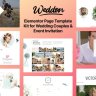 Weddon - Wedding Event Invitation Elementor Template Kit