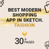 Fashion Shop Mobile App in Sketch