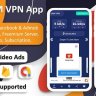 SAM VPN App - Secure VPN and Fast Servers VPN | Reward Video Ads | Subscription | Admob & FB Ads