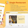 Karenderia Single Restaurant Website Food Ordering and Restaurant Panel