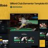 Kdbas - Billiard Club Elementor Template Kit