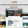 Knoor - Travel & Tours Booking Elementor Template Kit