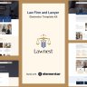 Lawnest - Law Firm & Lawyer Elementor Pro Template Kit