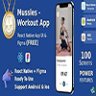 Workout Apps | UI Kit | React Native | Figma (FREE) | Mussles