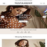 Testament - Conversion focused and mobile optimized for fast online shopping