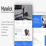 Matelick – Soft Material Corporate WordPress Theme.